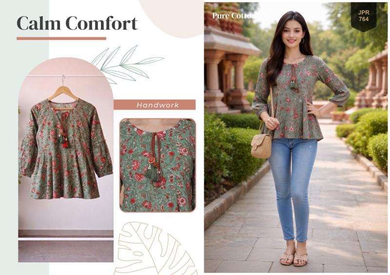 Rajnandini aaradhya vol-21 stitched kurtis wholesale